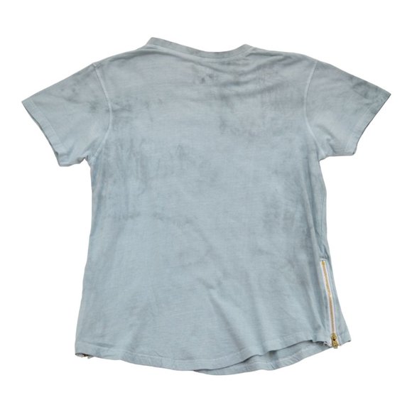 One Point One Paint‎ Splash T-Shirt Size Small Multicolor Zip - Picture 2 of 3